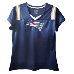 NFL Women's Blue Patriots Jersey